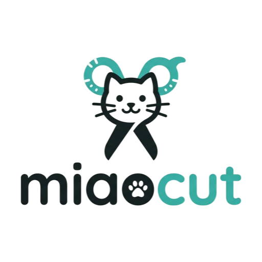 MiaoCut brand logo extracted to transparent PNG with clean edges